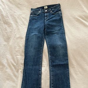 Citizens of Humanity Harlow high rise, premium vintage. Size 25, inseam 29”